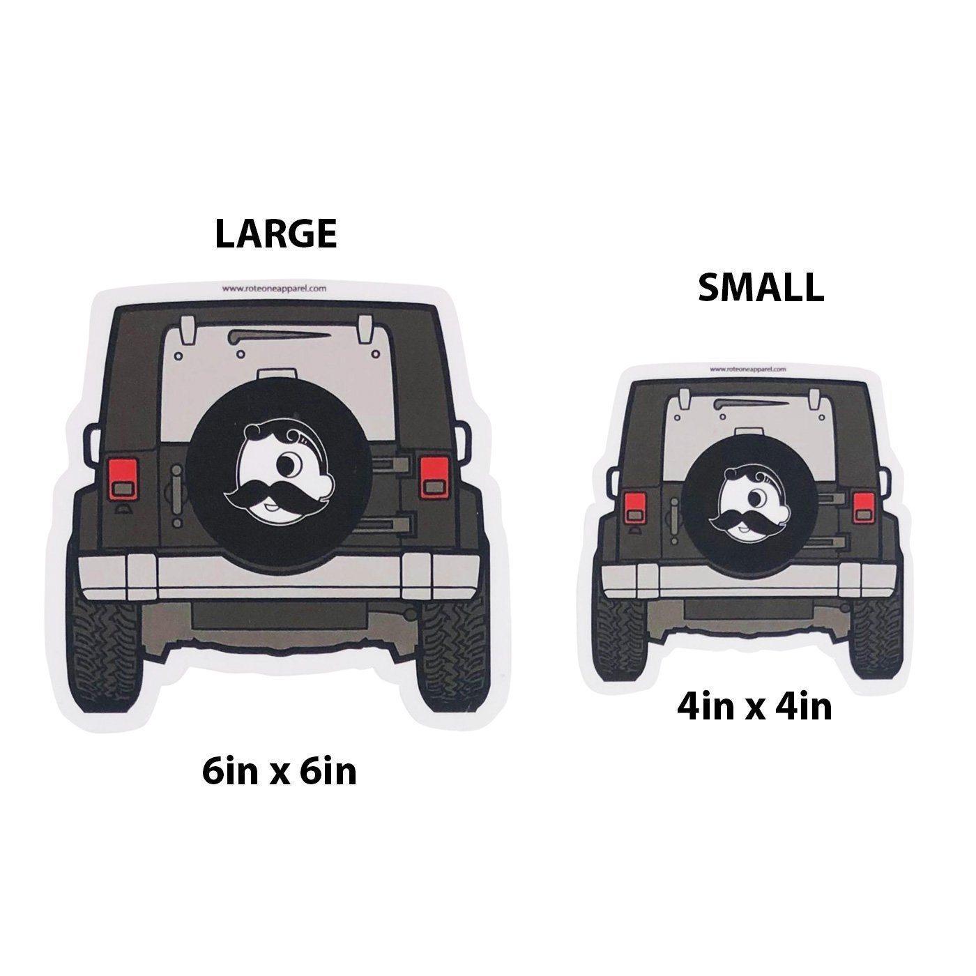 Off Road Vehicle with Boh Logo Tire / Sticker - Route One Apparel