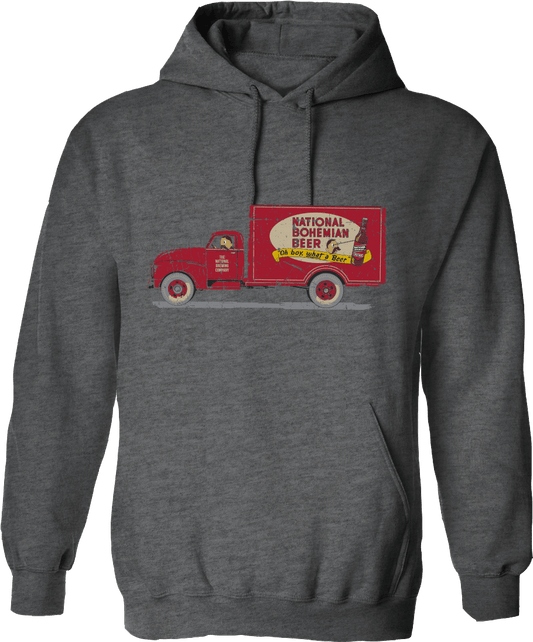 Vintage Boh Truck (Heather)  / Hoodie - Route One Apparel