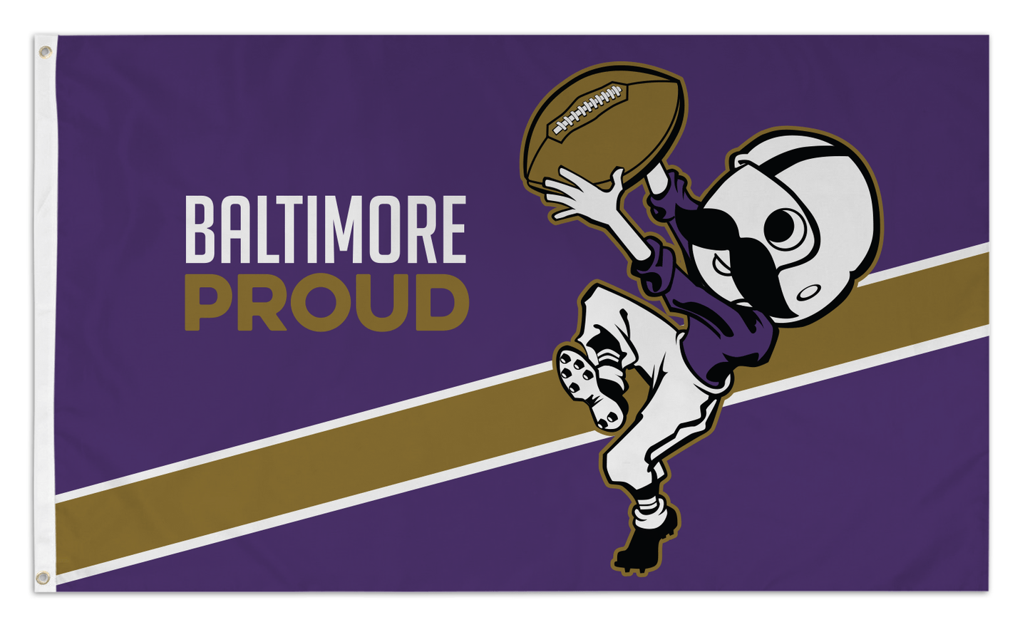 Baltimore Proud Boh (Purple) / Flag - Route One Apparel