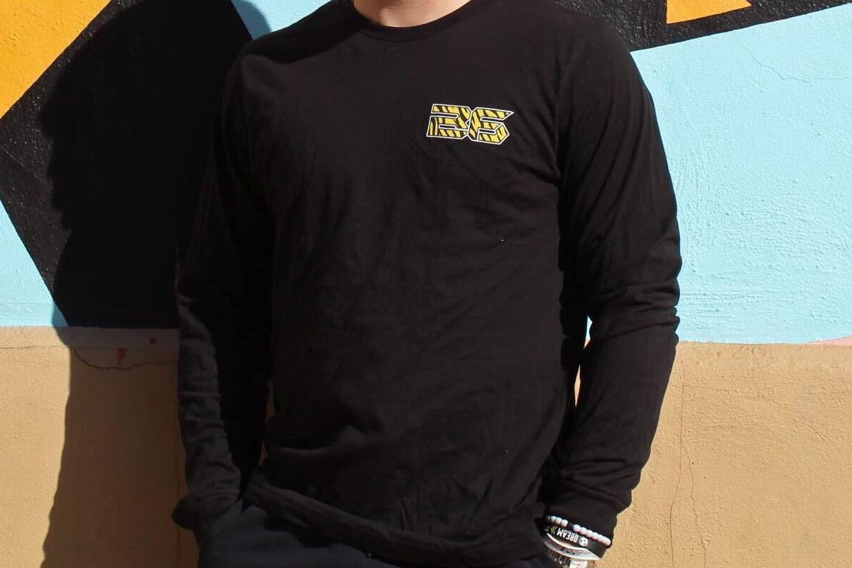 Bryce Frederick - Maryland Born, Maryland Bred Logo (Black) / Long Sleeve - Route One Apparel