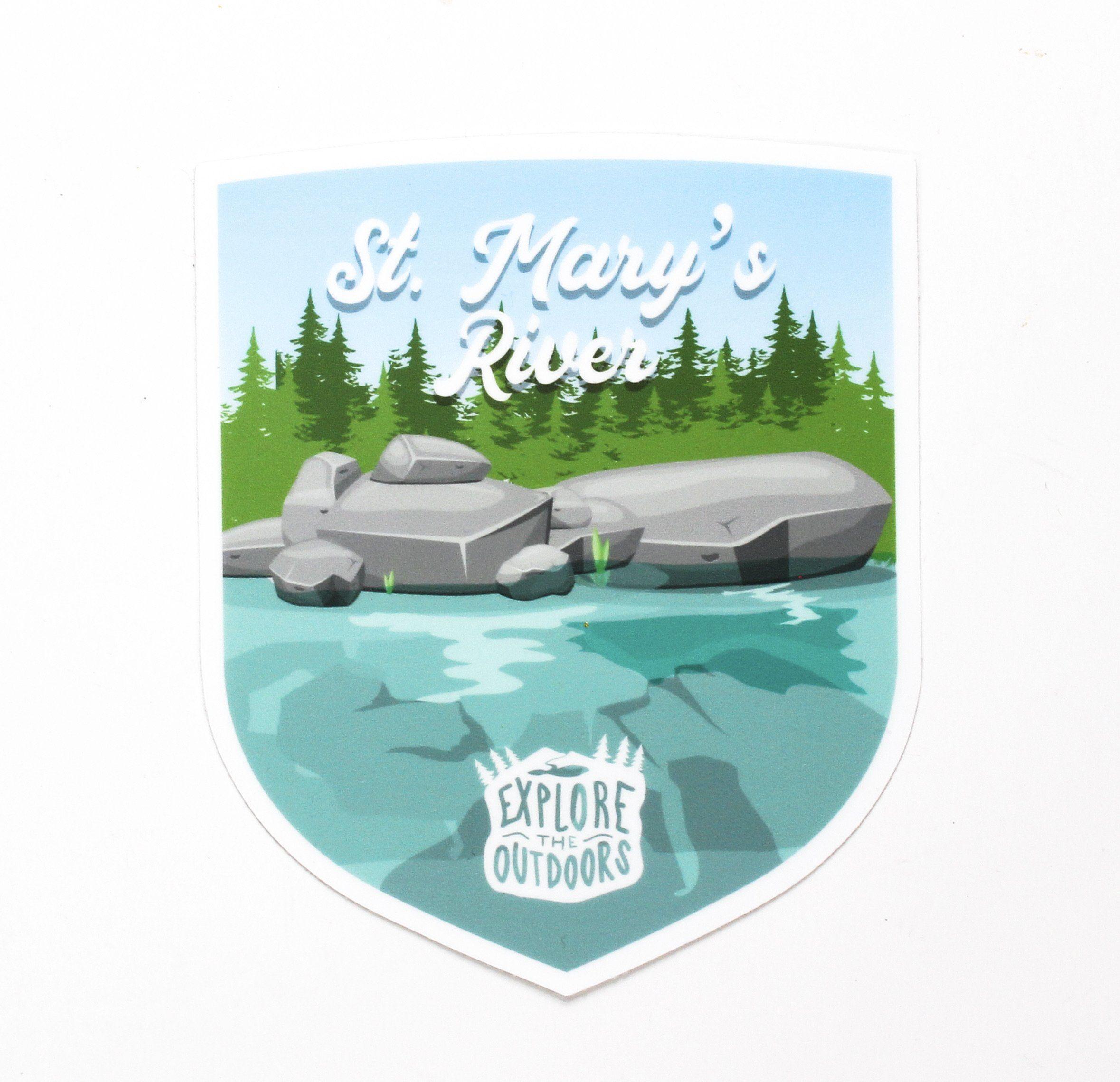 St. Mary's River / Sticker - Route One Apparel