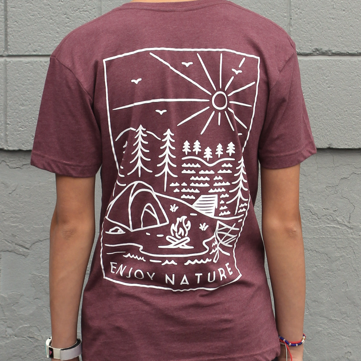 C&O Canal Enjoy Nature (Vintage Burgundy) / Shirt - Route One Apparel