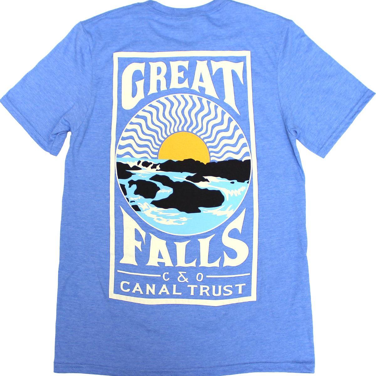 C&O Canal Great Falls (Heather Royal) / Shirt - Route One Apparel