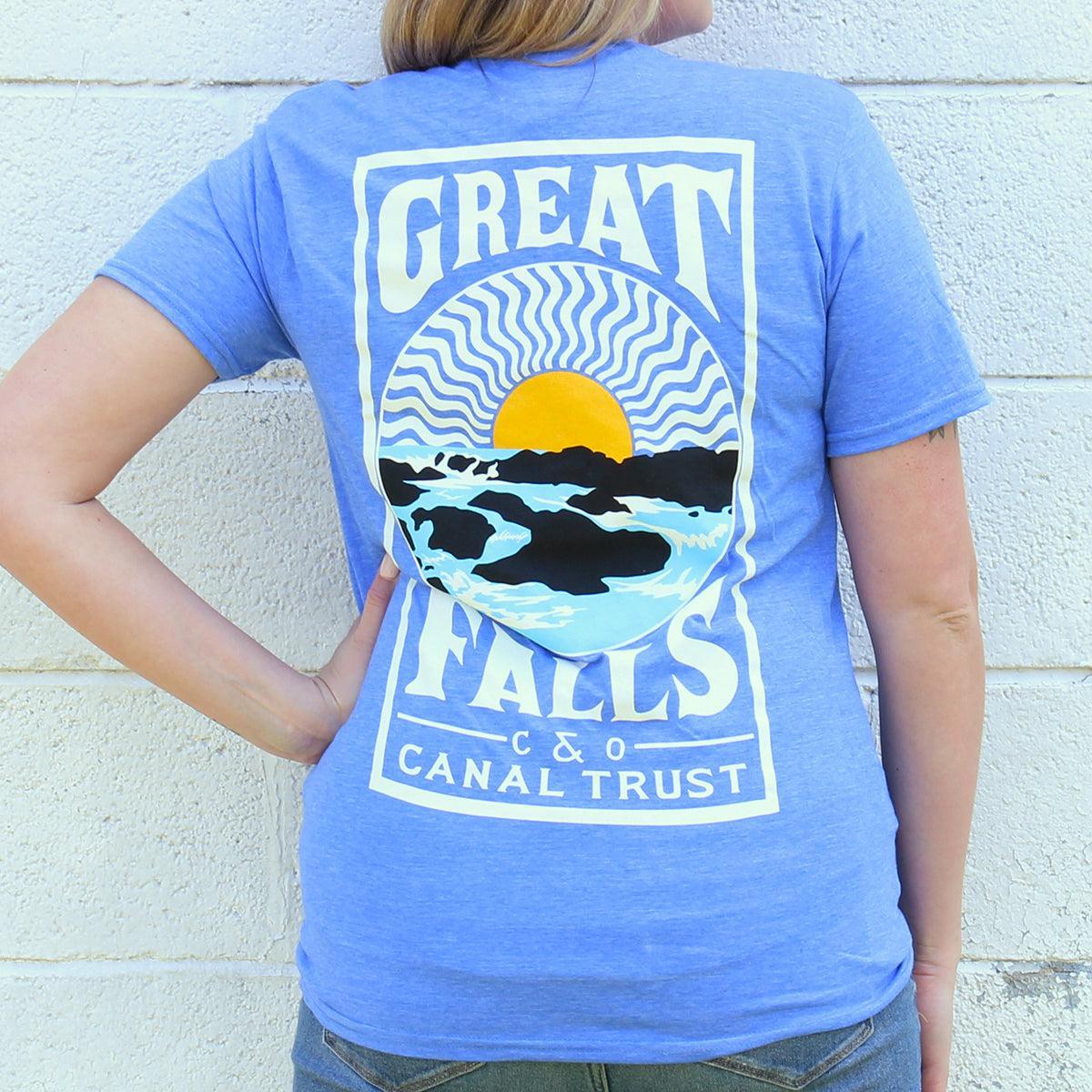 C&O Canal Great Falls (Heather Royal) / Shirt - Route One Apparel