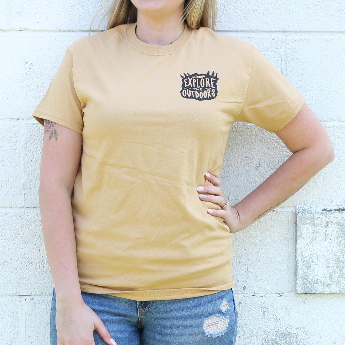 Calvert Cliffs State Park (Gold) / Shirt - Route One Apparel