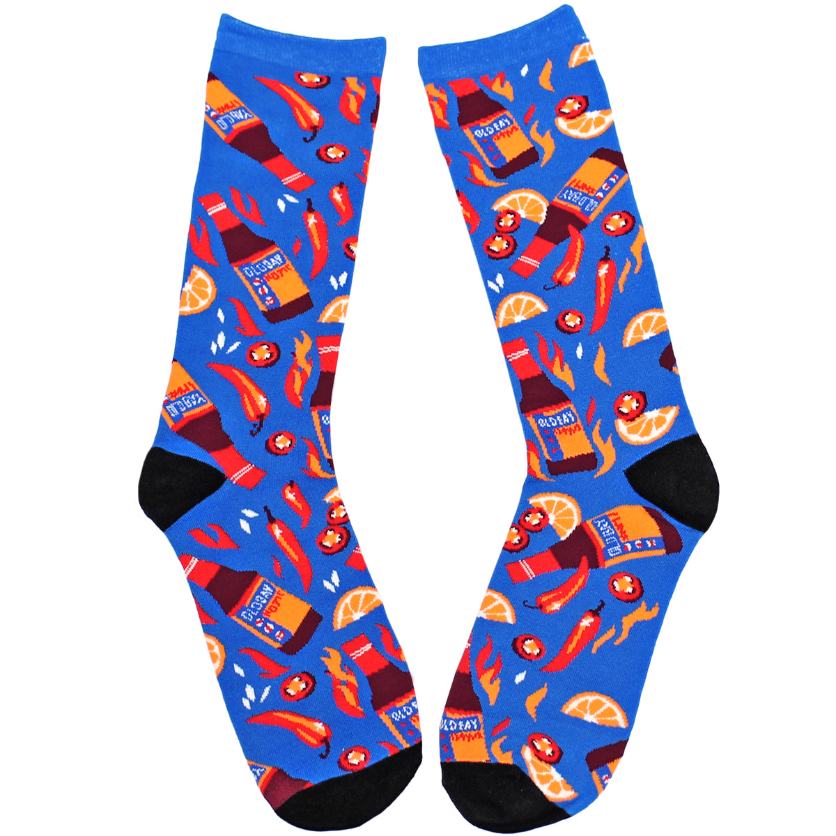 Can't Get Enough OLD BAY Hot Sauce / Crew Socks - Route One Apparel