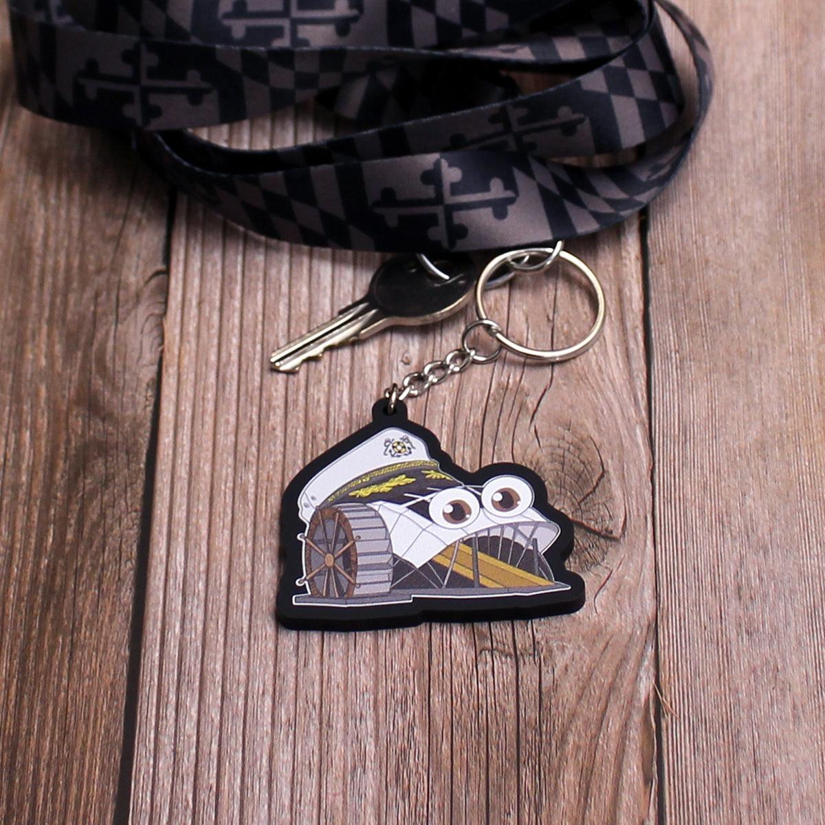Captain Trash Wheel / Key Chain - Route One Apparel