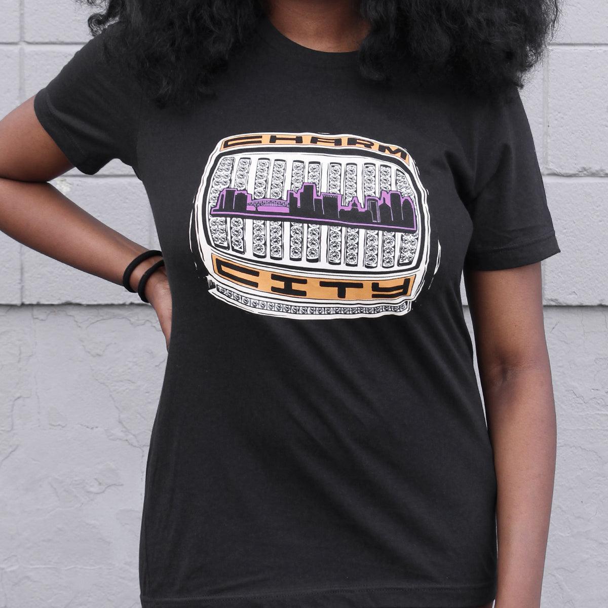 Charm City Super Bowl Ring (Vintage Black) / Shirt - Route One Apparel
