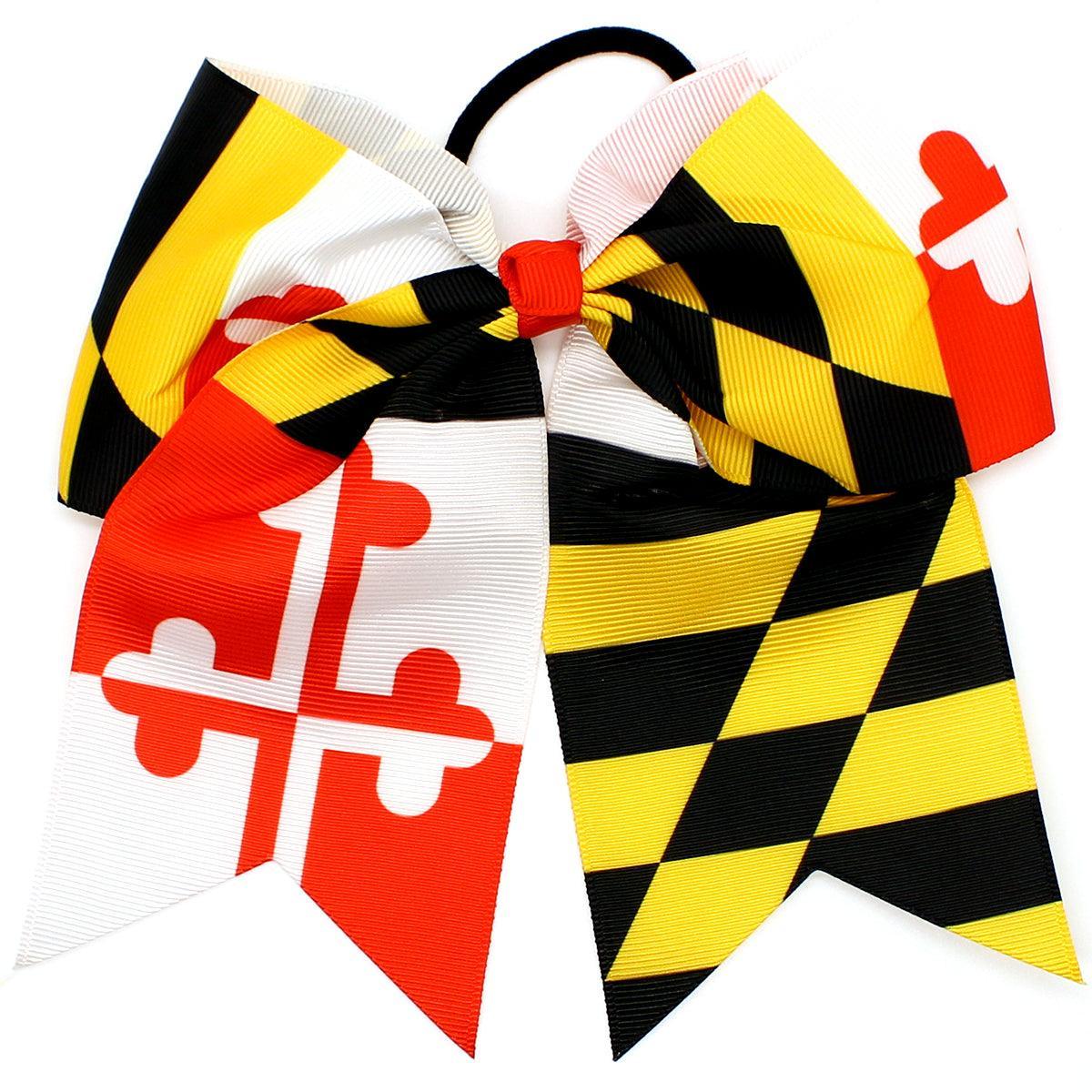 Maryland Flag / Cheer Bow - Route One Apparel