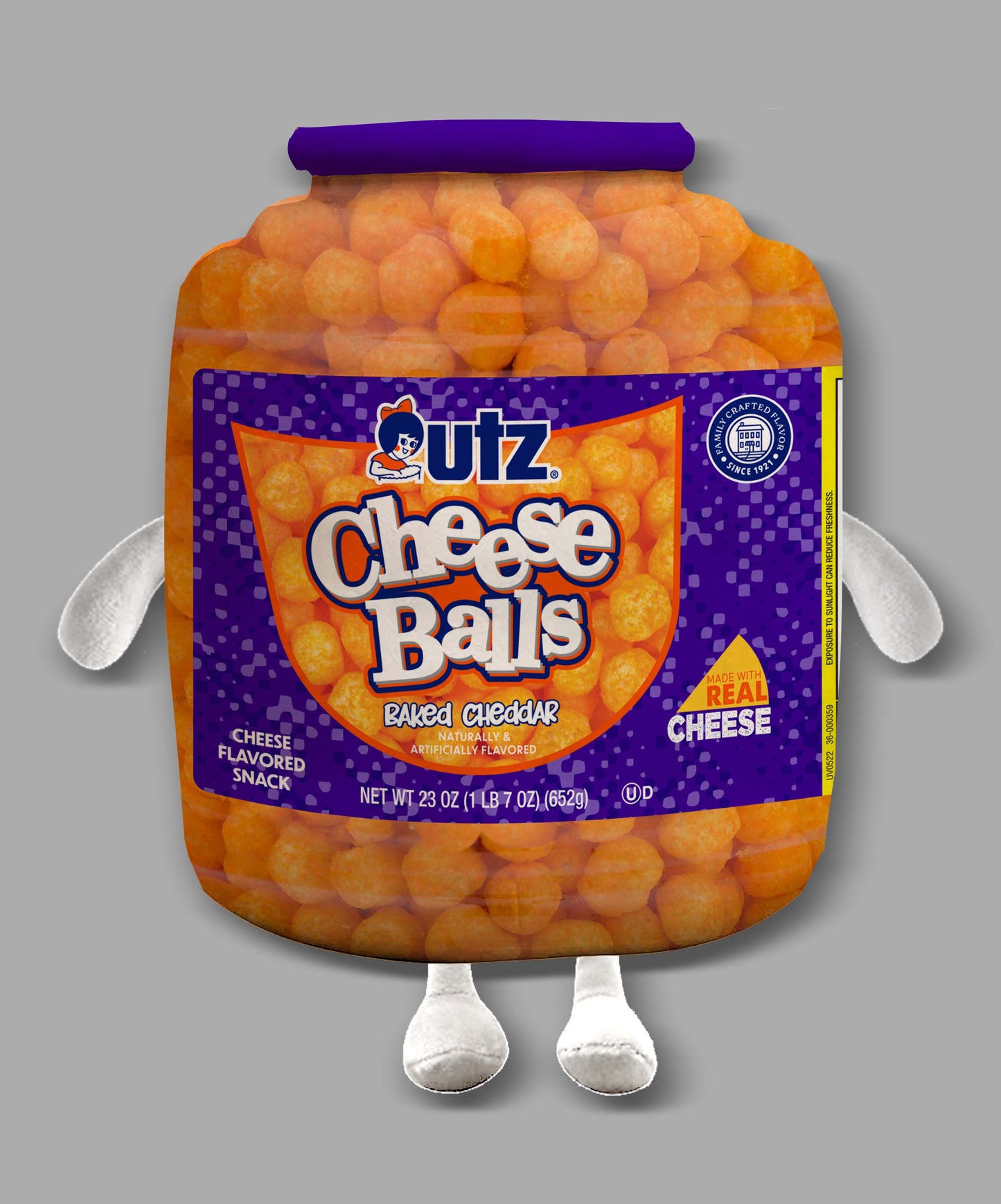 UTZ Cheese Ball Barrel / Dog Toy - Route One Apparel