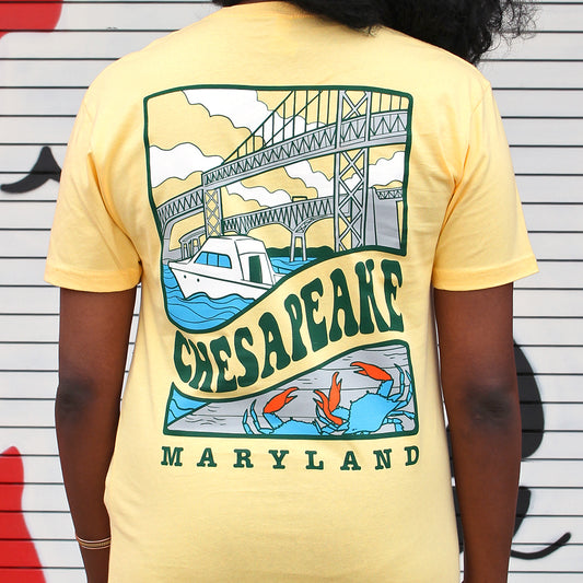 Chesapeake Maryland (Banana) / Shirt - Route One Apparel