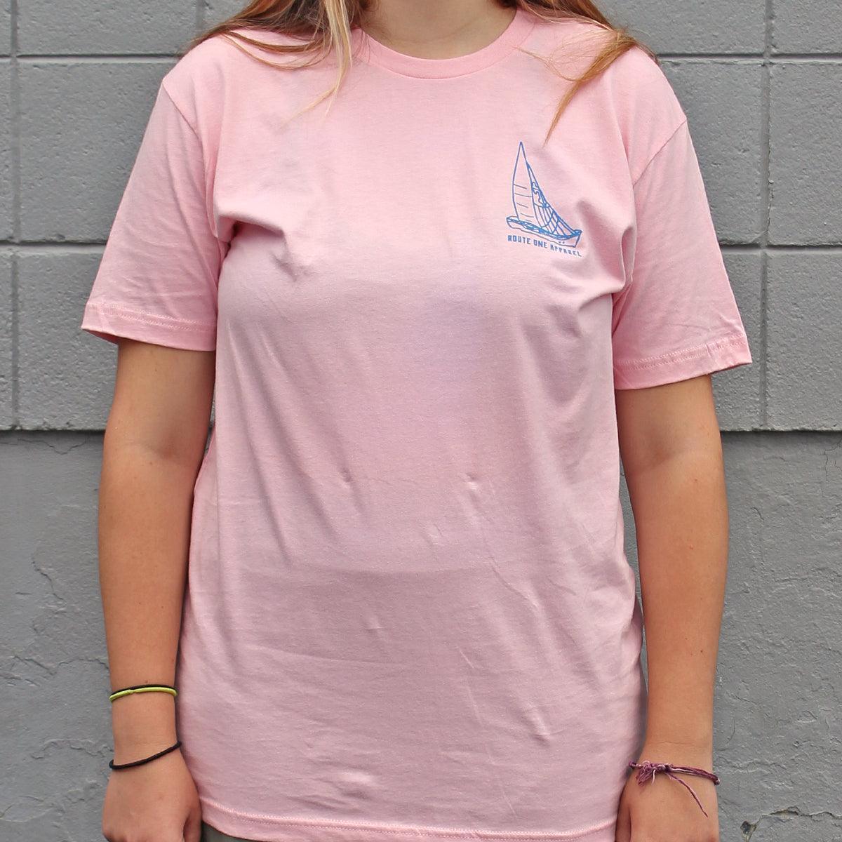 The Chesapeake Is My Happy Place (Light Pink) / Shirt - Route One Apparel