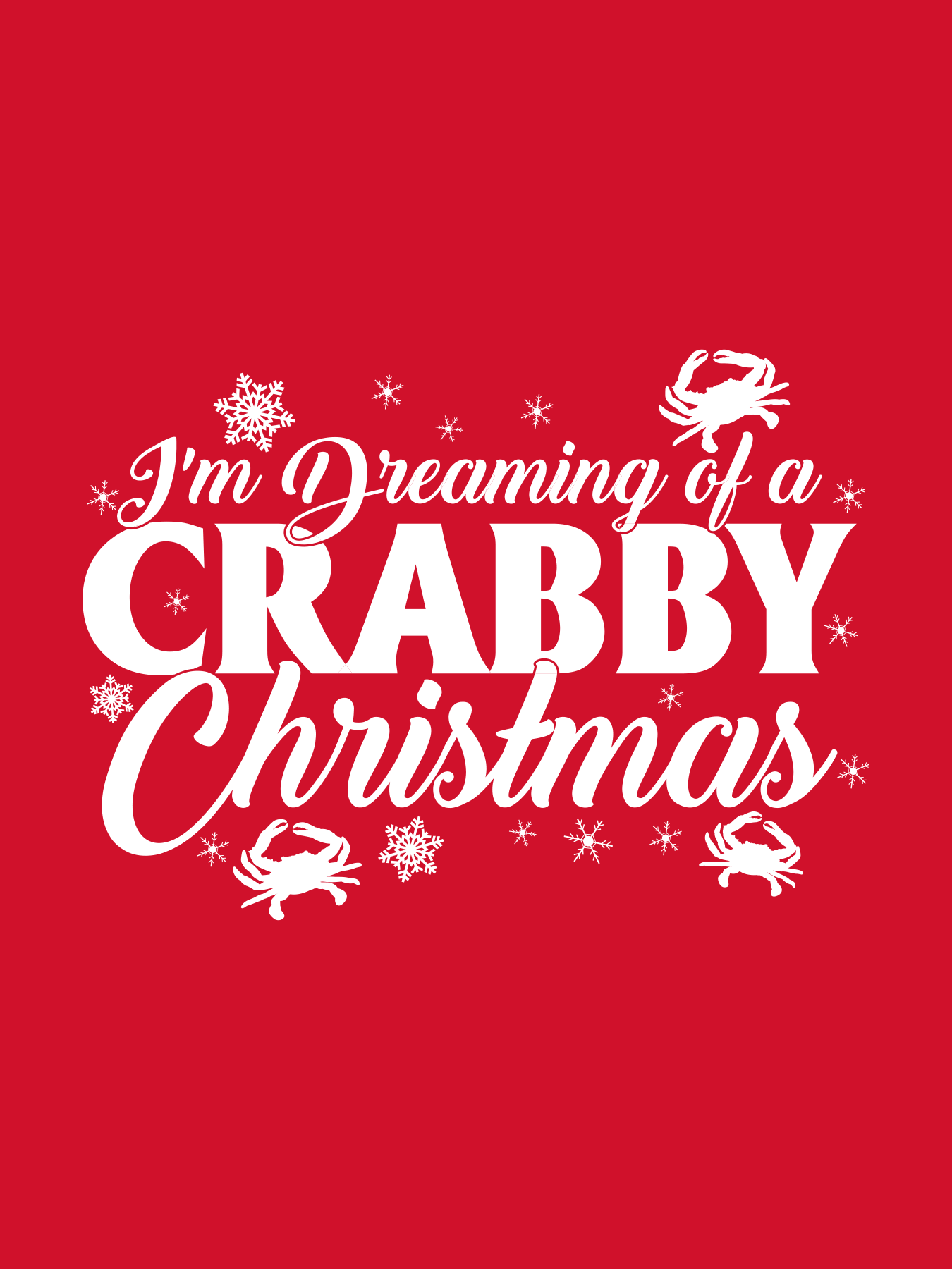 Dreaming of a Crabby Christmas / Card - Route One Apparel