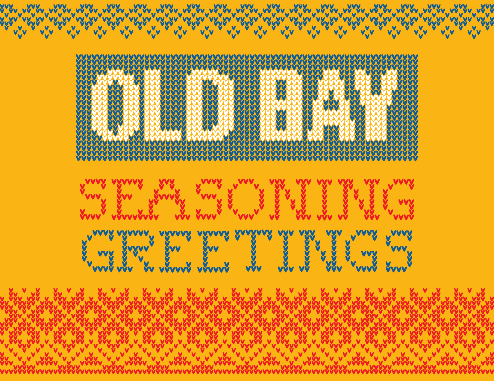 Seasoning Greetings (Gold) / 8-Pack Christmas Cards - Route One Apparel