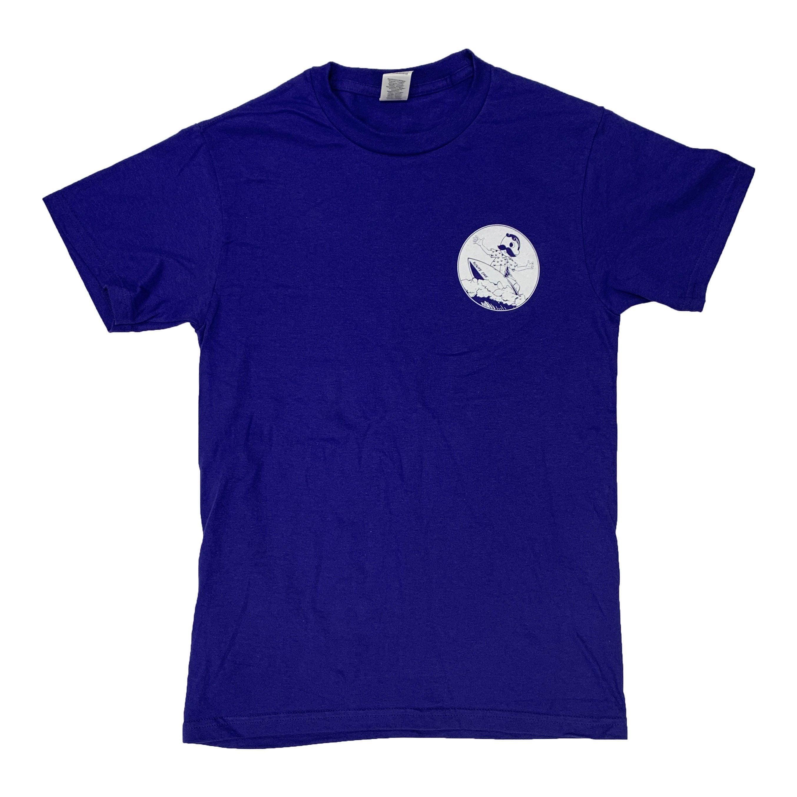 Boh Knows Surfing (Cobalt) / Shirt - Route One Apparel