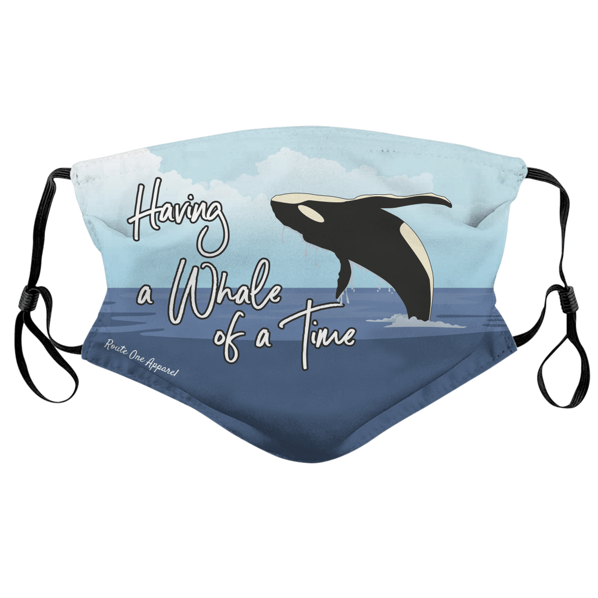 Having A Whale Of A Time / Face Mask - Route One Apparel