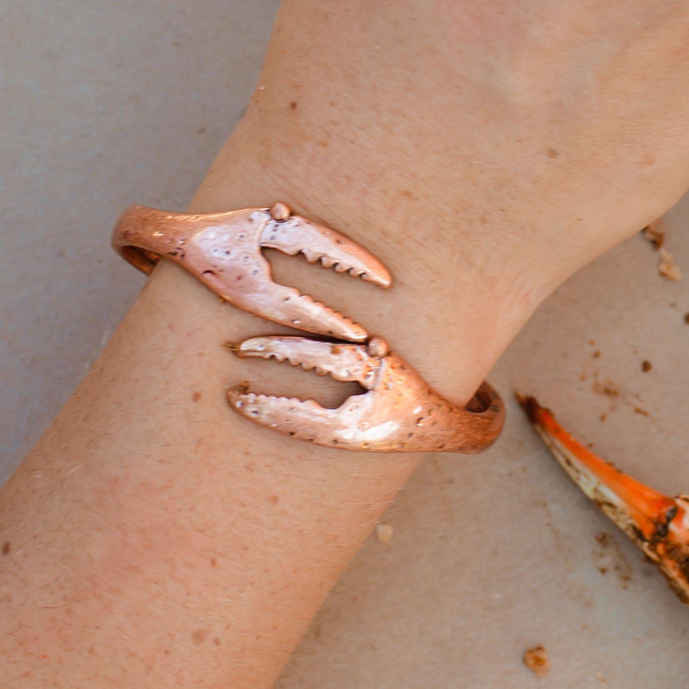 Crab Claw (Rose Gold) / Bangle Bracelet - Route One Apparel