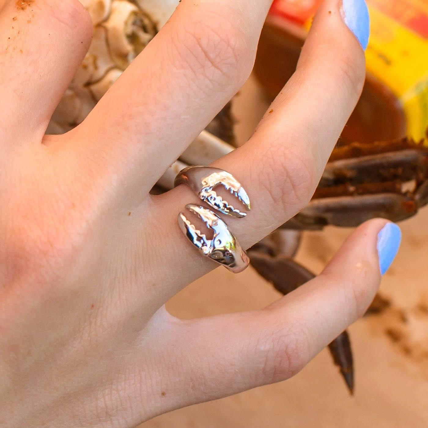 Crab Claw (Silver) / Ring - Route One Apparel