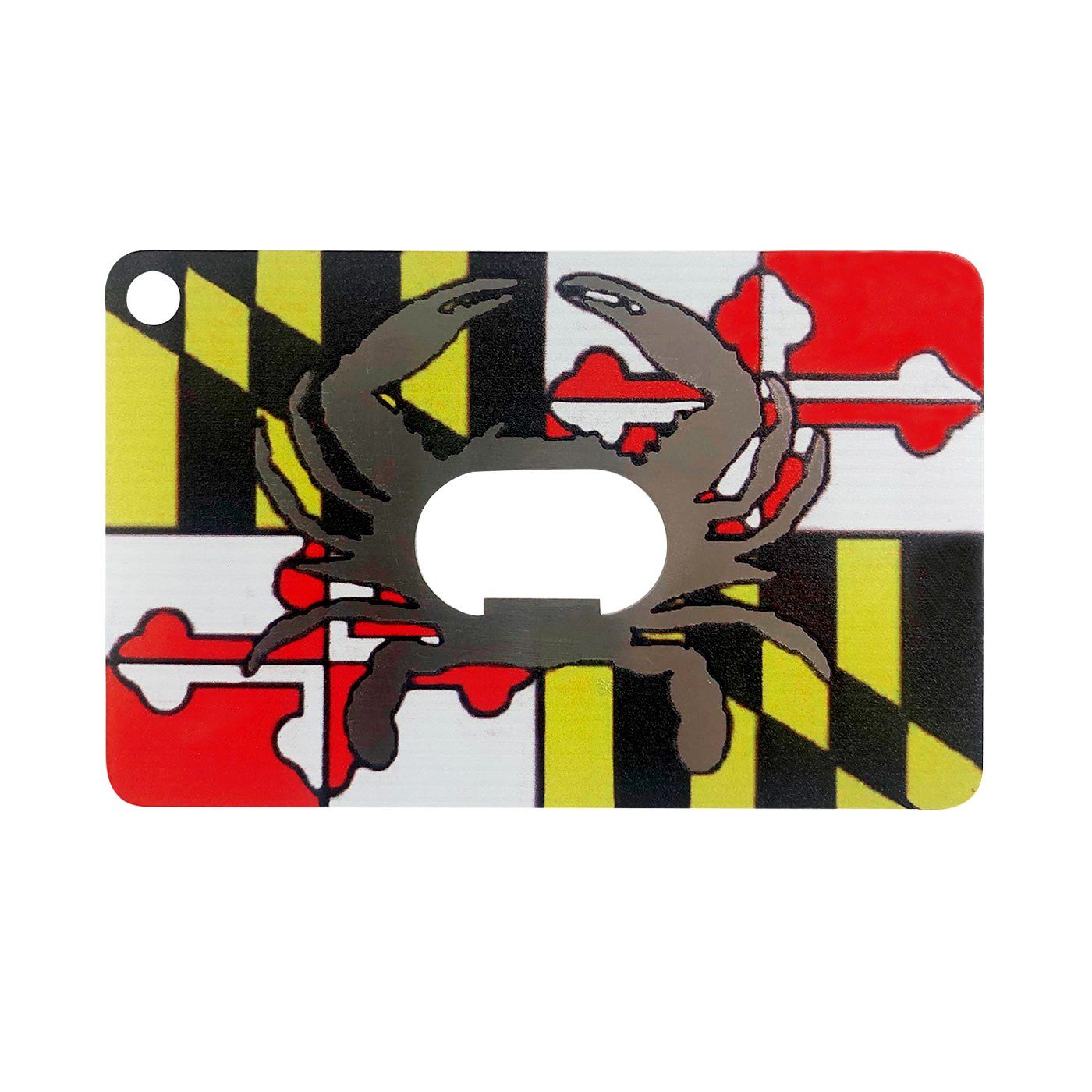 Maryland Flag w/ Crab / Credit Card Bottle Opener - Route One Apparel