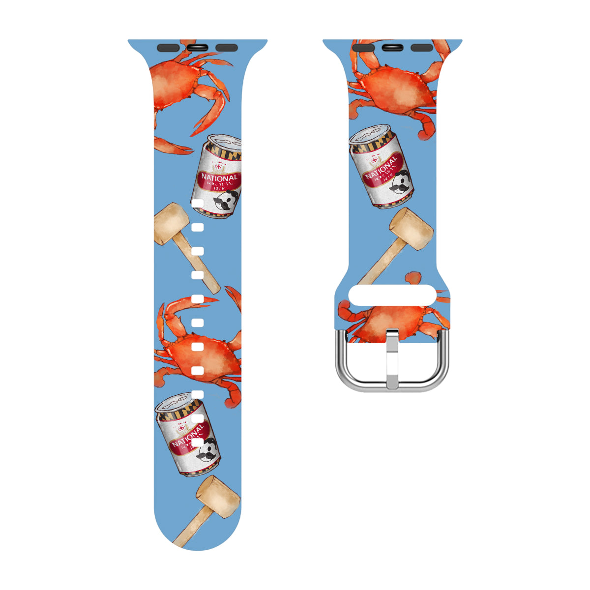 Crab, Mallet, and Natty Boh / Apple Watch Band - Route One Apparel
