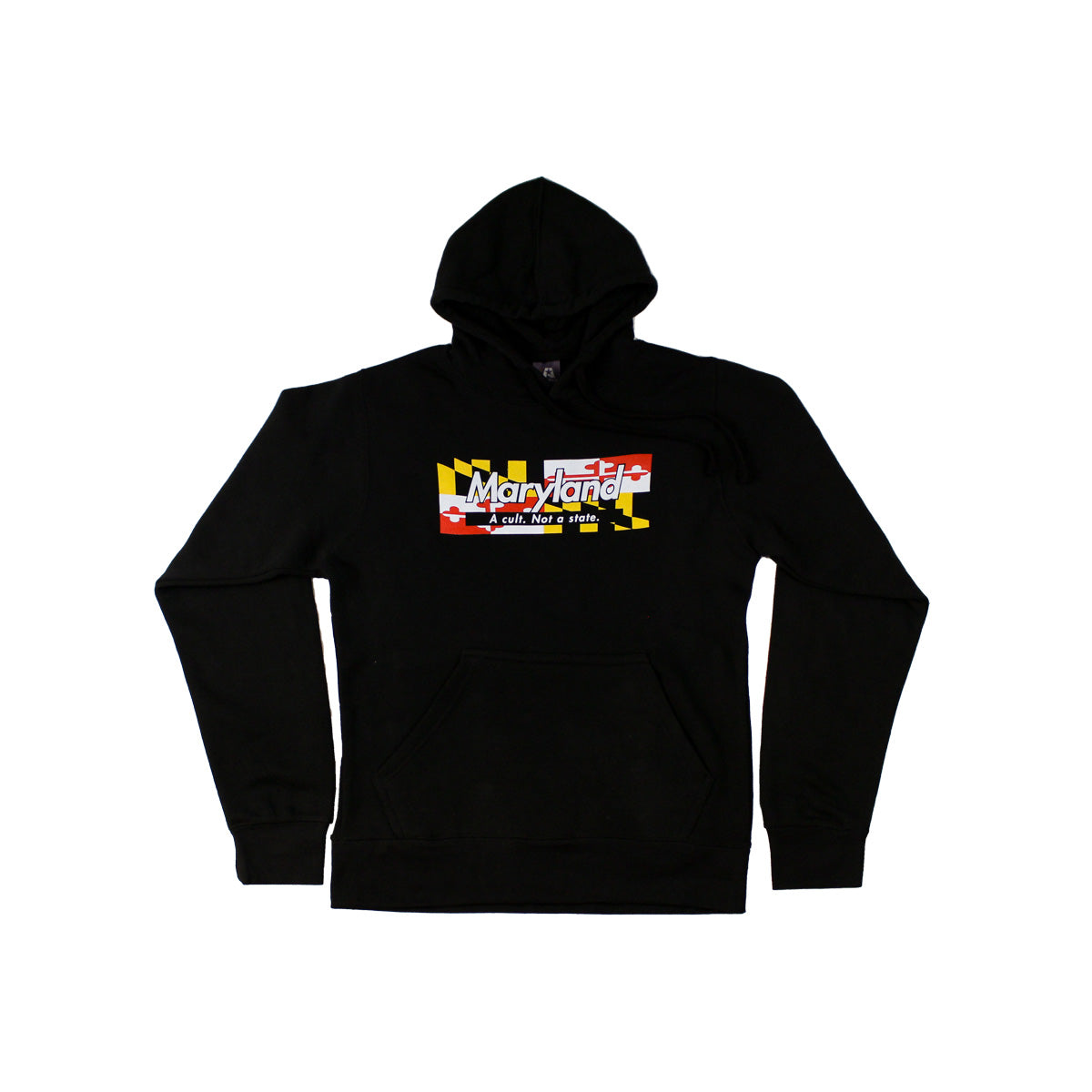 Maryland - A Cult. Not A State. (Black) / Hoodie - Route One Apparel