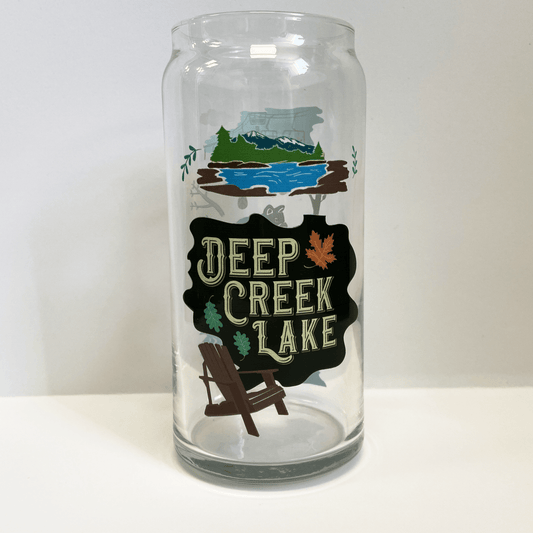 Deep Creek Mural / Tall Beer Glass - Route One Apparel
