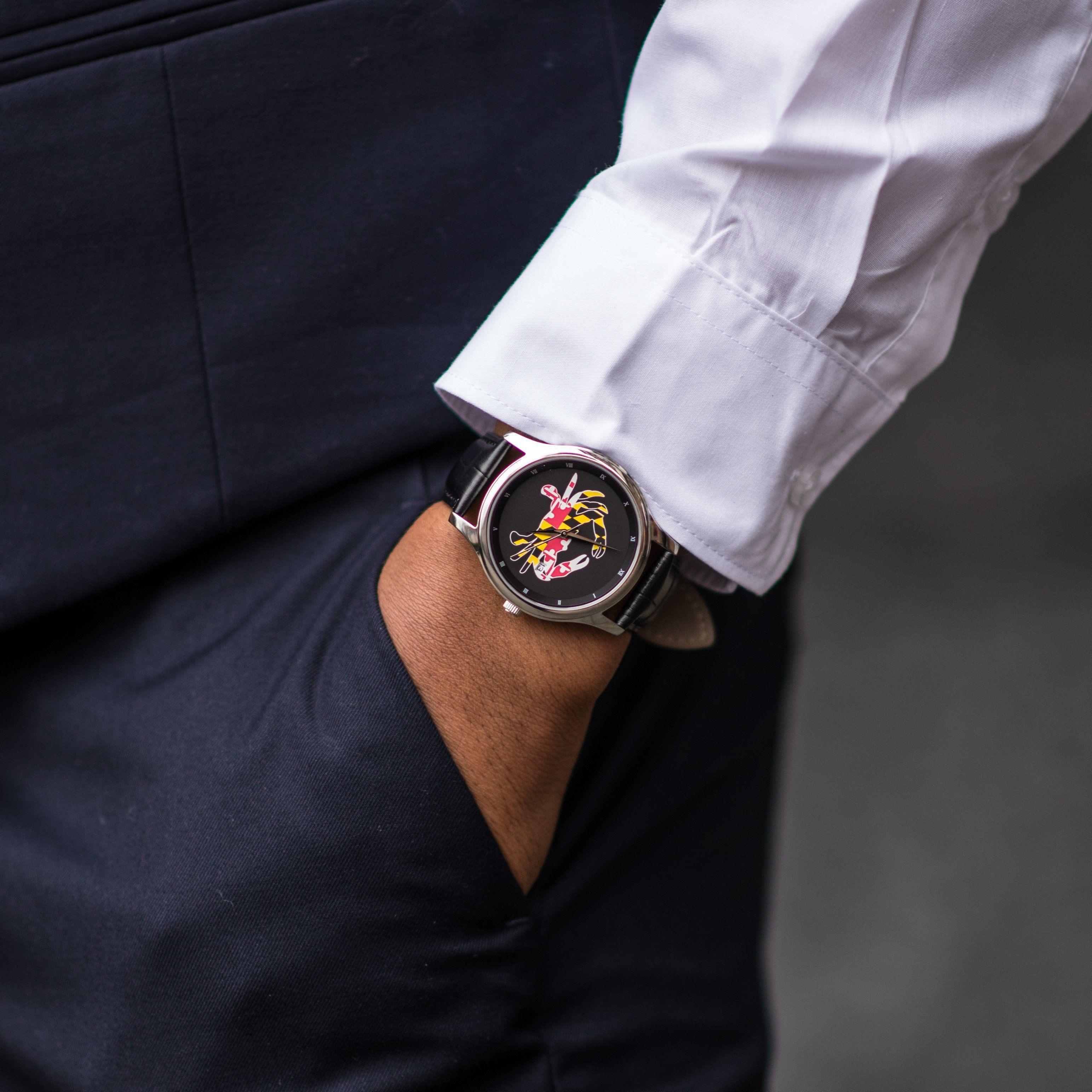 Maryland Full Flag Crab / Watch - Route One Apparel