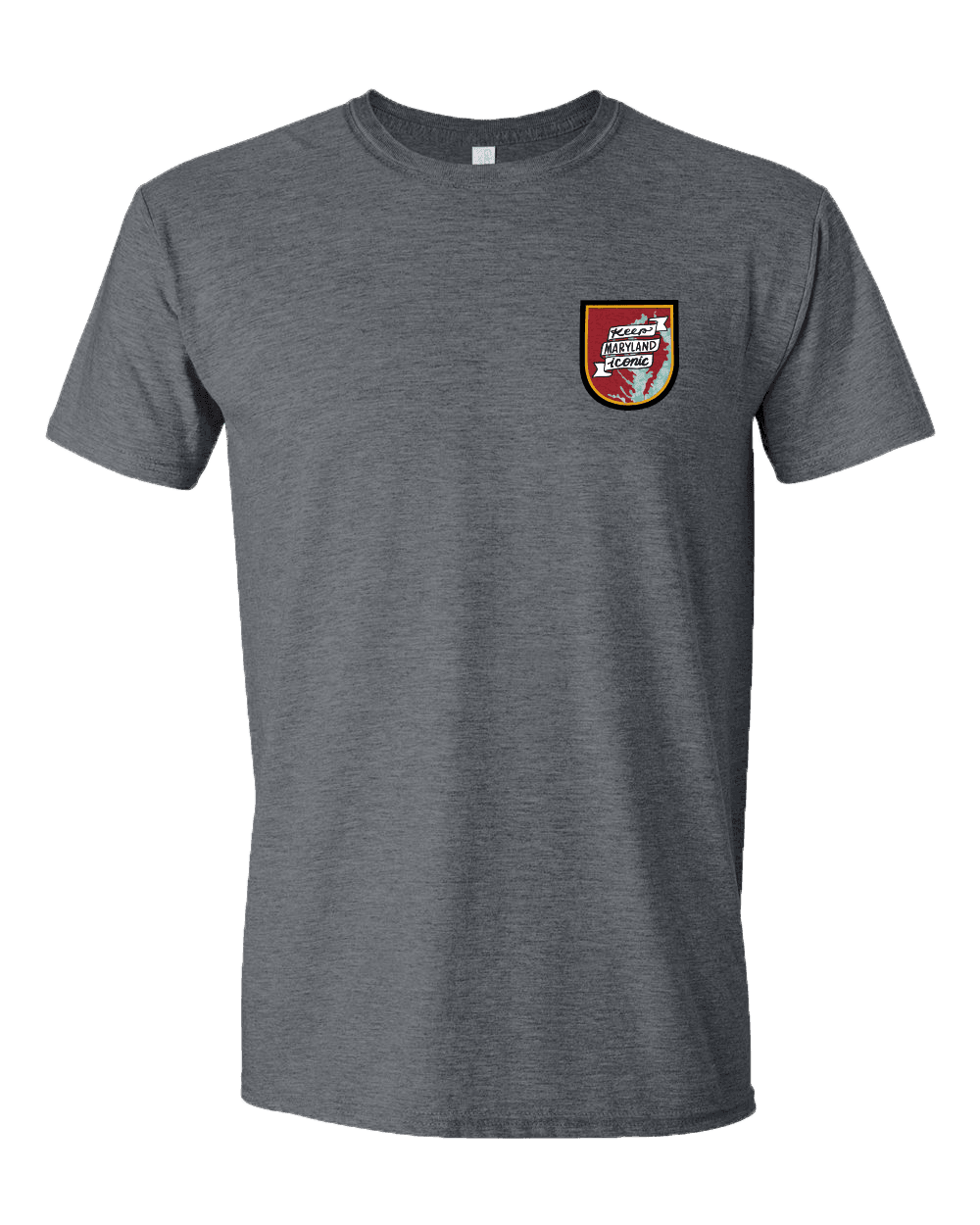 Keep Maryland Iconic - Chesapeake (Dark Heather) / Shirt - Route One Apparel