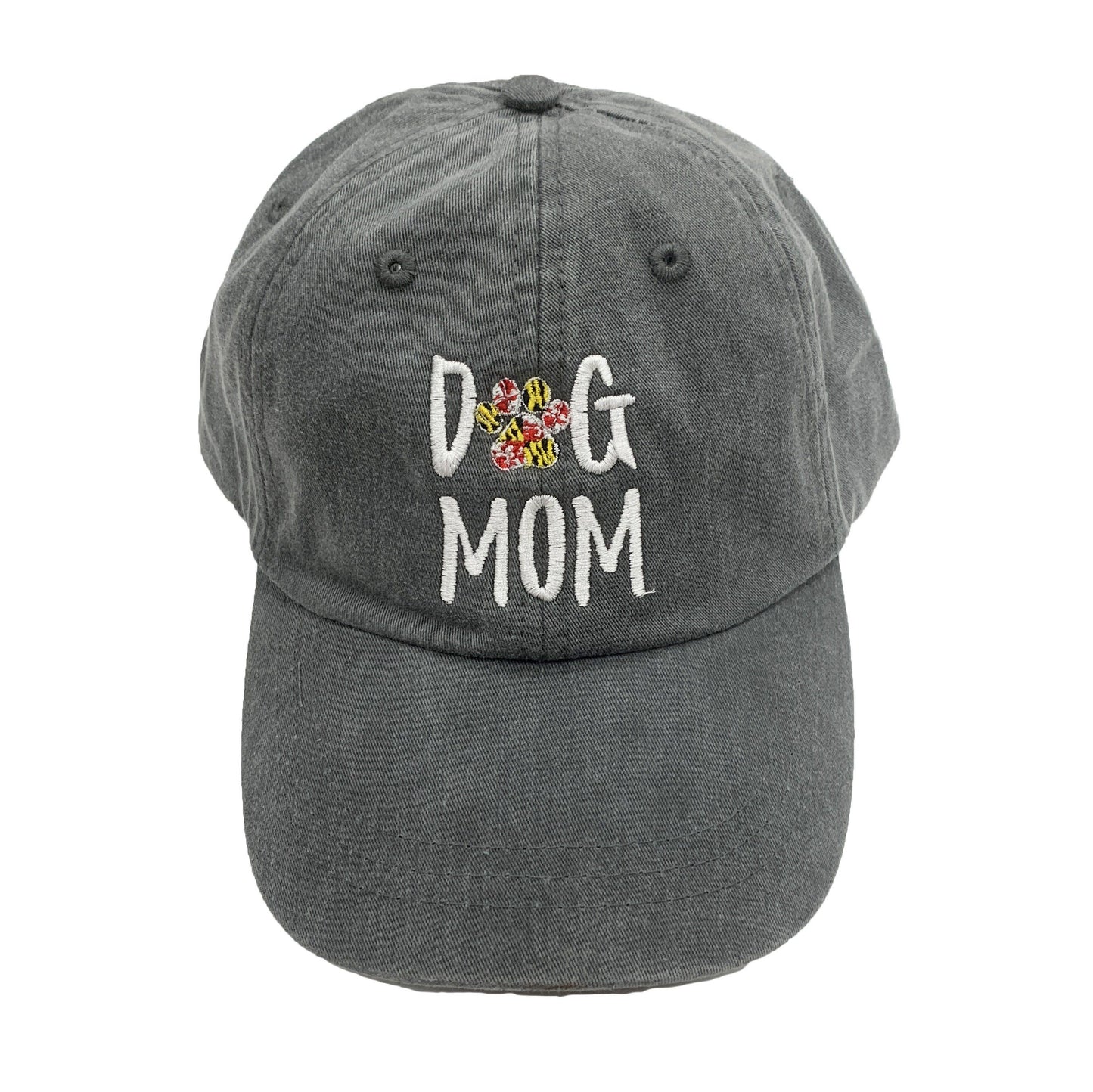 Dog Mom (Charcoal) / Baseball Hat - Route One Apparel
