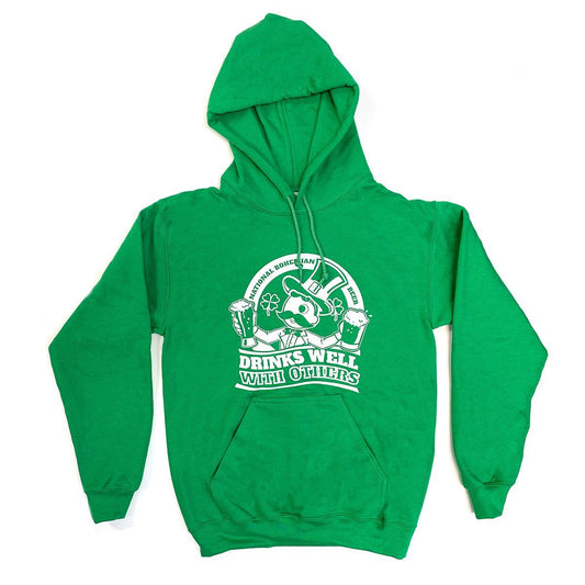 Drinks Well with Others - Natty Boh (Irish Green)/ Hoodie - Route One Apparel