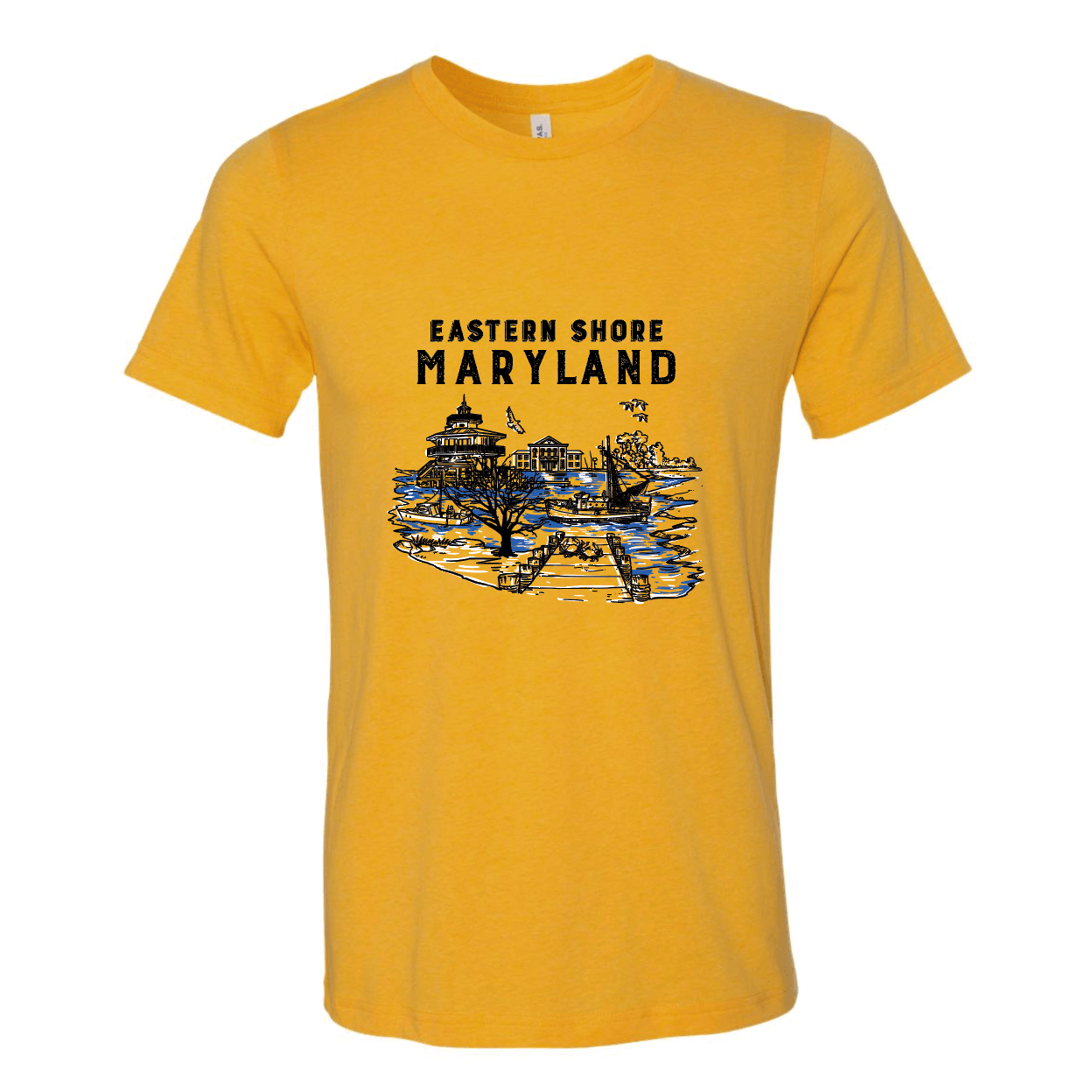 Eastern Shore Maryland (Golden Yellow) / Shirt - Route One Apparel