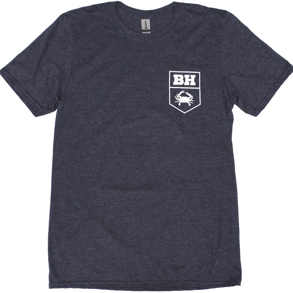 Baltimore Humor Emoji (Heather Navy) / Shirt - Route One Apparel