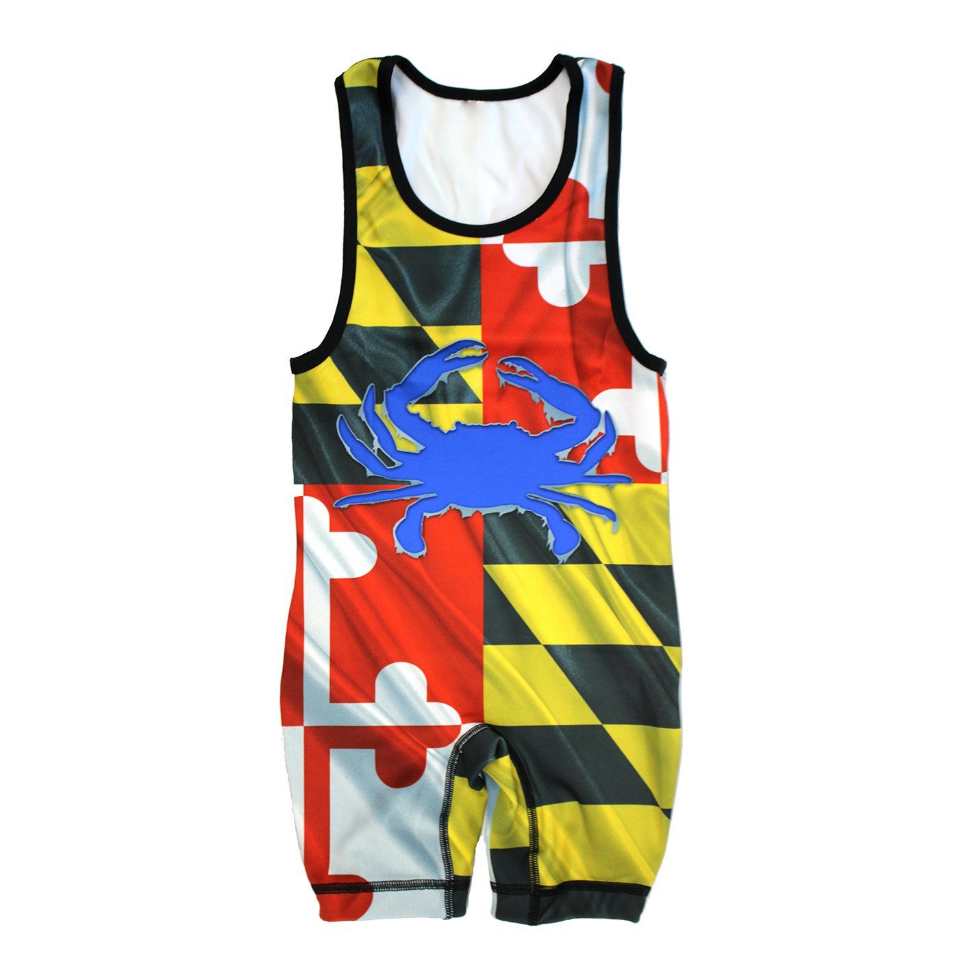 Ripped Crab Maryland Flag / Wrestling Singlet - Route One Apparel