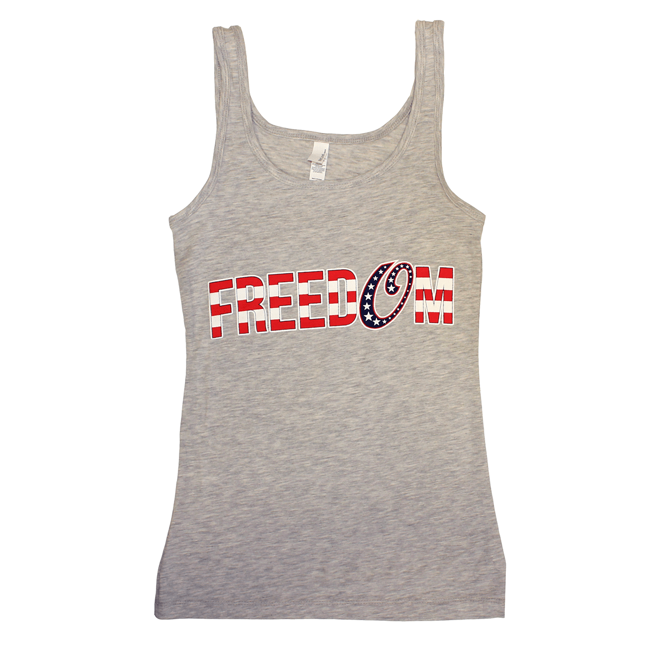 Freedom (Heather Grey) / Ladies Tank - Route One Apparel