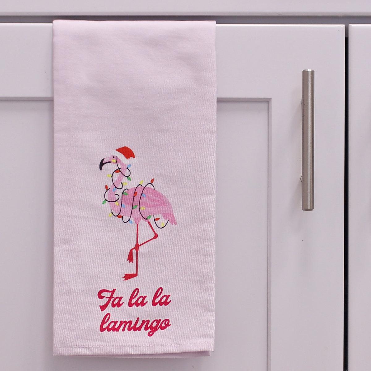 Fa La La Flamingo / Kitchen Towel - Route One Apparel