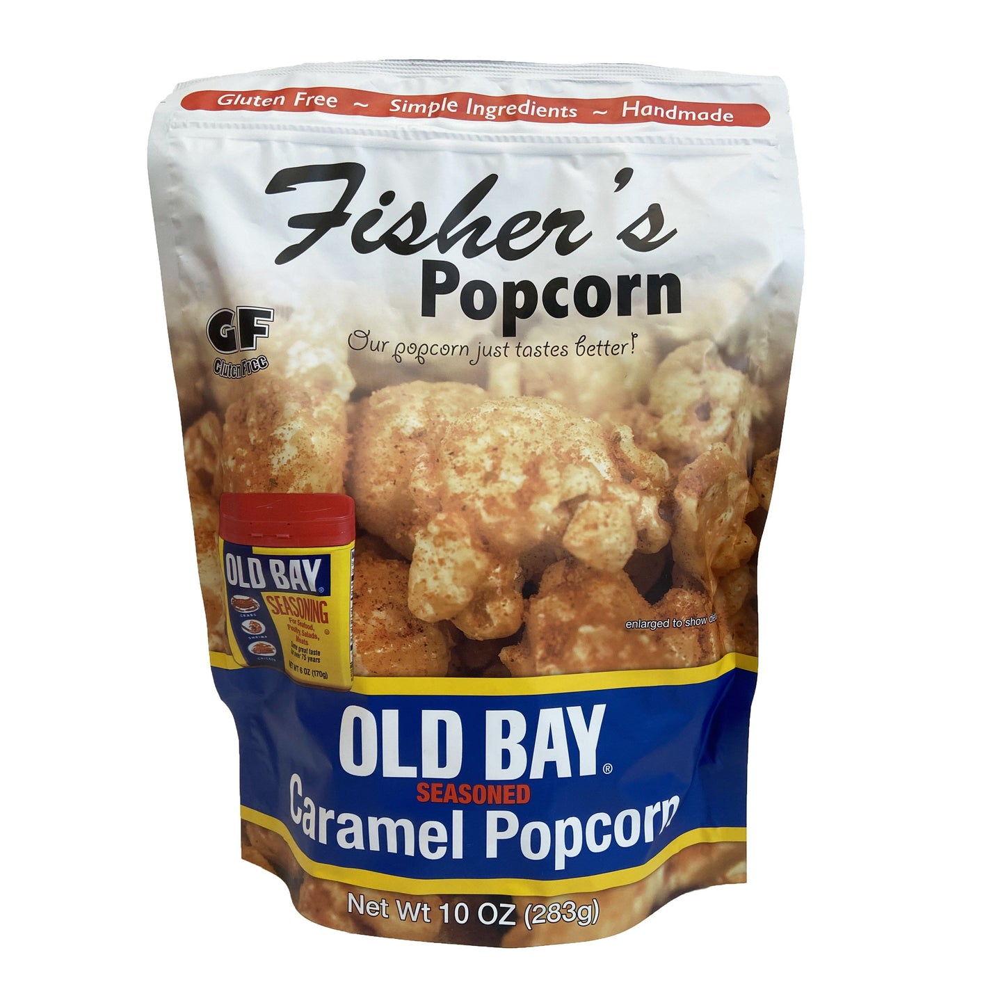 Old Bay Seasoned Caramel (10 oz Pouch) / Popcorn - Route One Apparel
