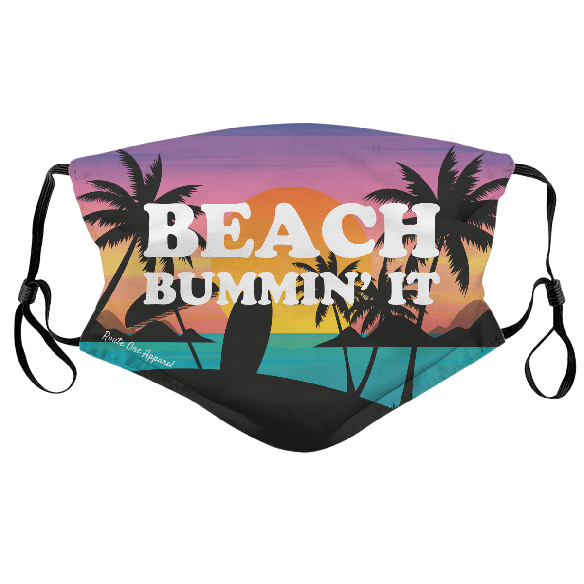 Beach Bummin' It / Face Mask - Route One Apparel