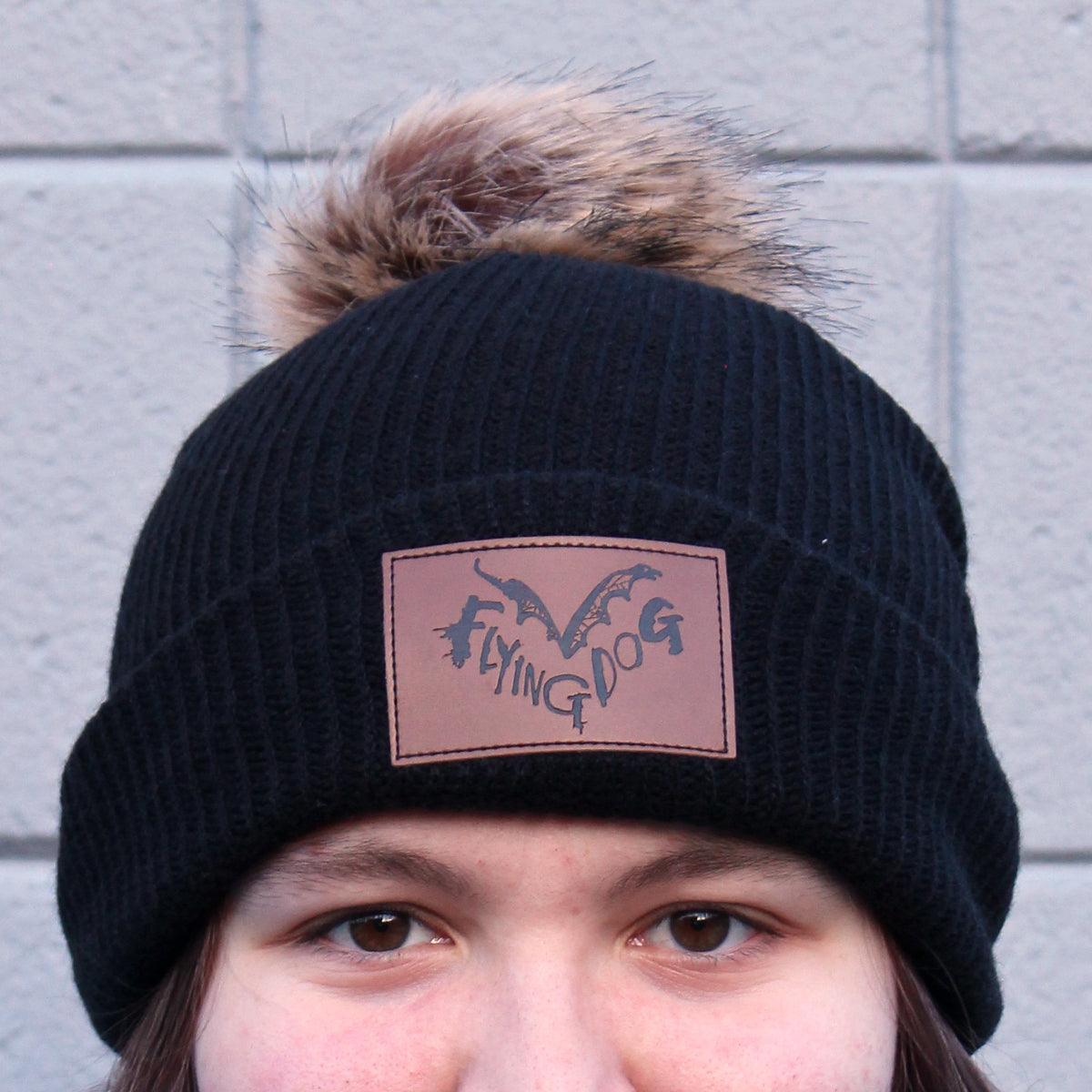 Collab - Flying Dog Flying Dog (Black) / Pom Beanie