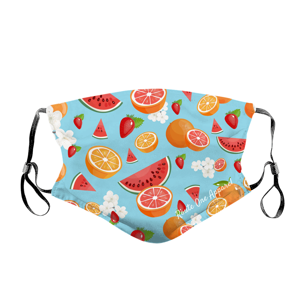 Fully Fruity Pattern / Face Mask - Route One Apparel