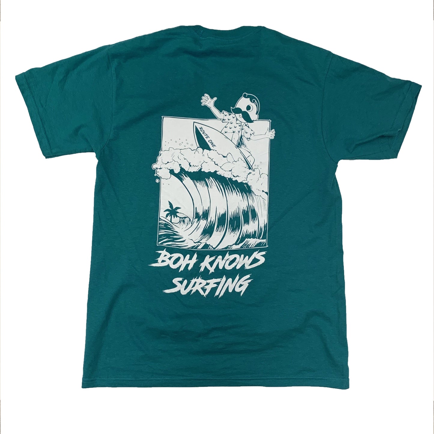 Boh Knows Surfing (Galapagos) / Shirt - Route One Apparel