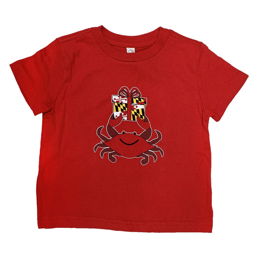 Gift Crab (Red) / *Toddler* Shirt - Route One Apparel