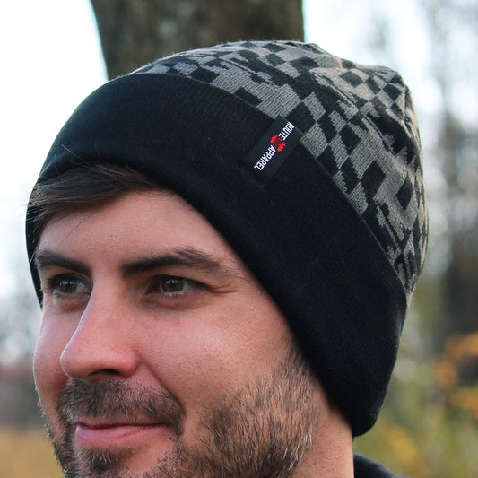 Greyscale Maryland Flag / Beanie - Route One Apparel