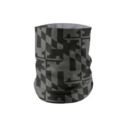 Greyscale Maryland Flag / Neck Gaiter - Route One Apparel