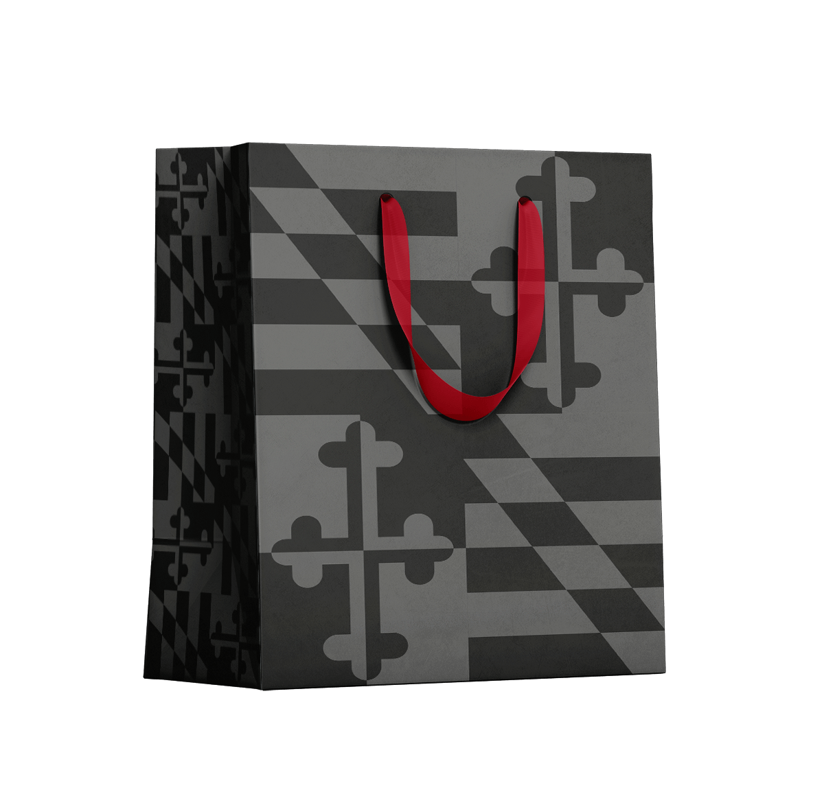 Greyscale Maryland Flag / Gift Bag Pack - Route One Apparel