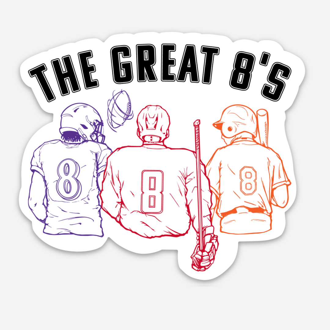 The Great 8's / Sticker - Route One Apparel