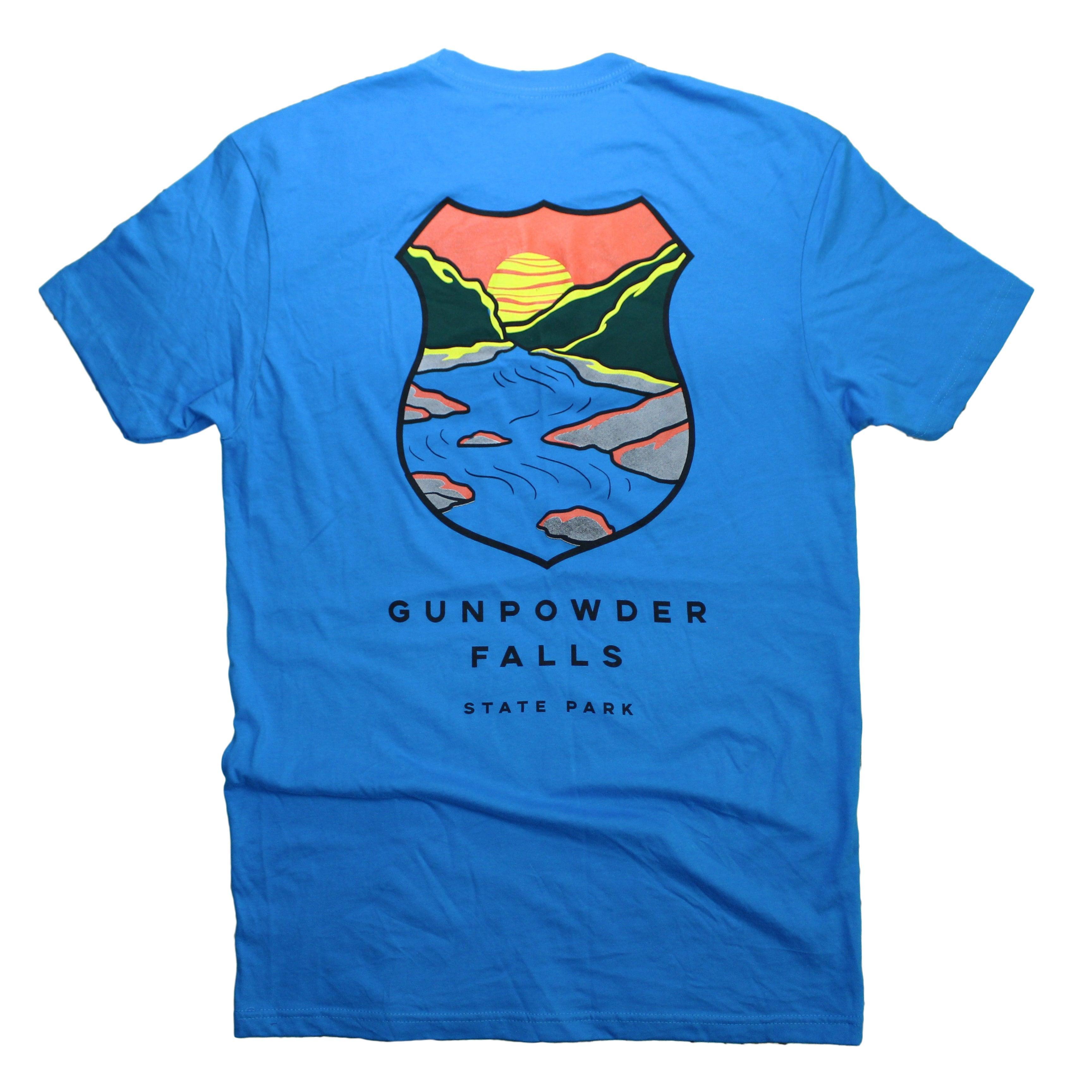Gunpowder Falls State Park (Turquoise) / Shirt - Route One Apparel