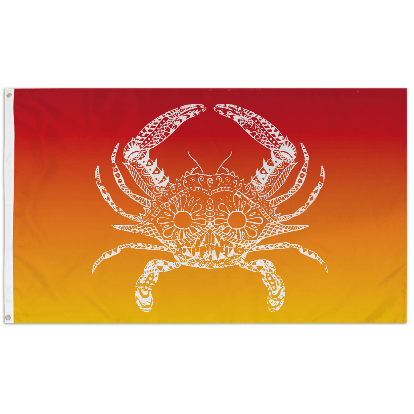Henna Crab (Sunset Red) / Flag - Route One Apparel