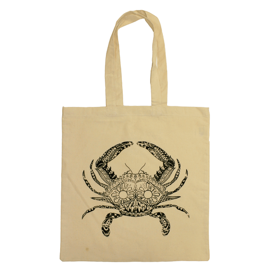 Henna Crab / Tote Bag - Route One Apparel