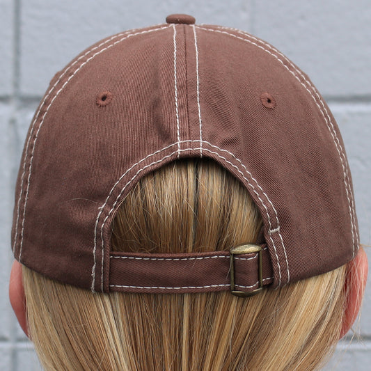 HERSHEY (Brown) / Baseball Hat - Route One Apparel