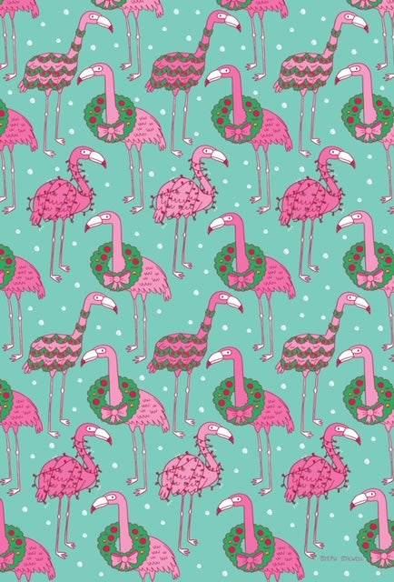 Holiday Flamingos / Kitchen Towel - Route One Apparel